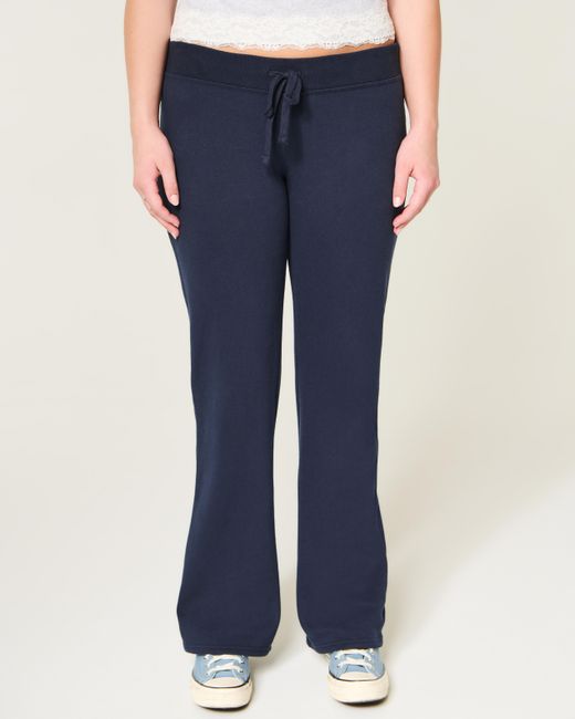 Hollister Blue Bootcut Sweatpants