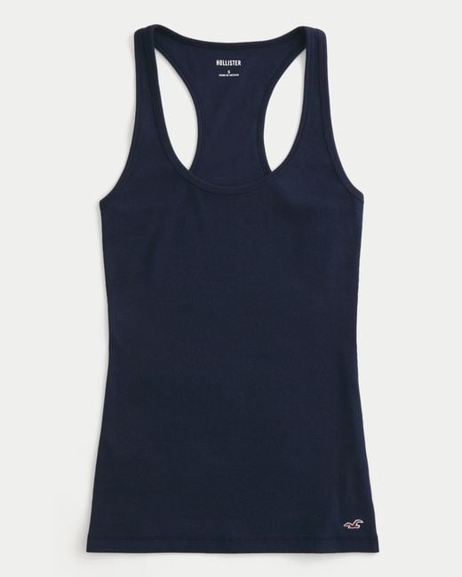 Hollister Blue Racerback Tank