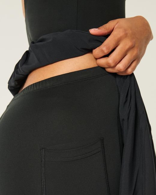 Hollister Black Gilly Hicks Active Pleated Dress