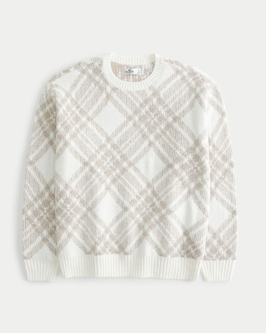 Hollister White Big Comfy Sweater