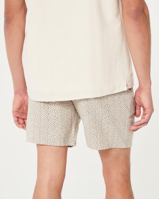 Hollister Natural Woven Shorts 7" for men