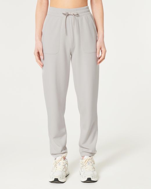 Hollister White Gilly Hicks Active Cooldown Joggers