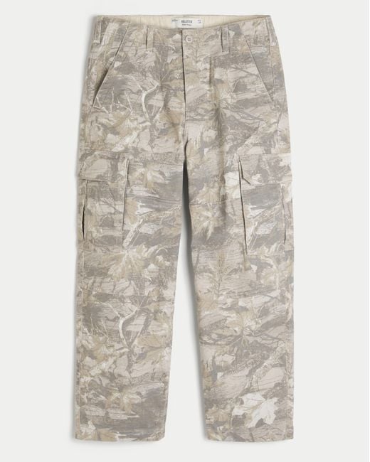 Hollister Multicolor Camo Skater Baggy Cargo Pants for men