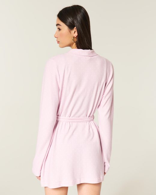Hollister Pink Always Cozy Robe