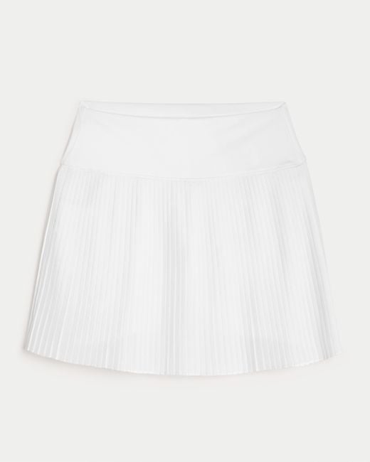 Hollister White Gilly Hicks Active Pleated Skortie