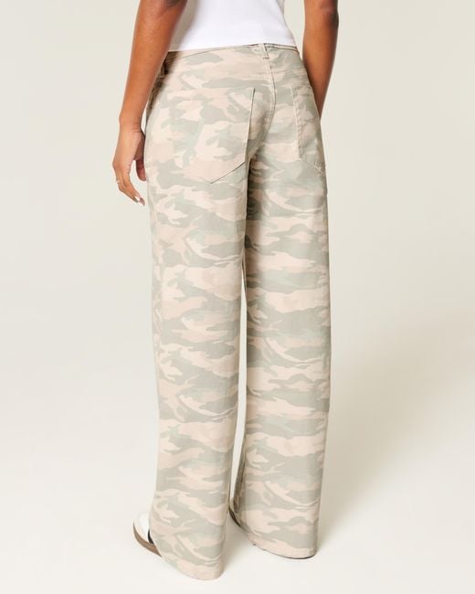 Hollister Natural Low-rise Y2k Camo Baggy Jeans