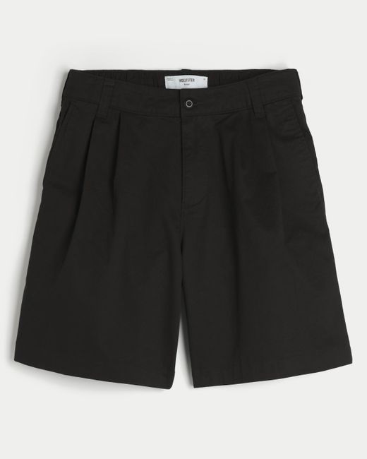 Hollister Black Above-the-knee Baggy Bermuda Flex Waist Shorts for men