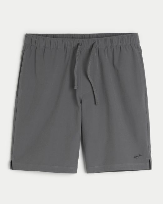 Hollister Hybrid Active Icon Shorts 9 in Grey for Men