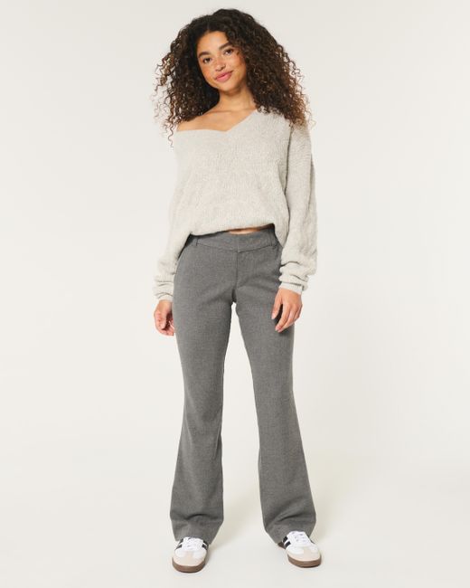 Hollister Gray Hollister Livvy Mid-rise Boot Pants