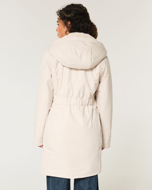 Hollister Natural All-weather Sherpa-lined Parka