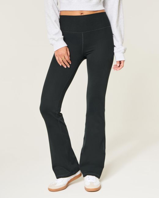 Hollister Black Gilly Hicks Active Recharge Bootcut Leggings