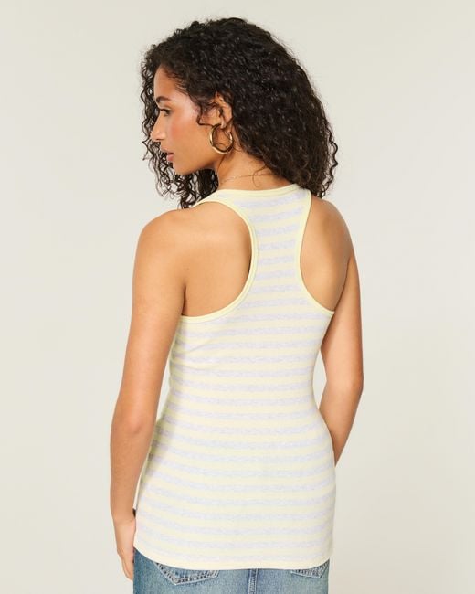 Hollister Natural Icon Racerback Tank