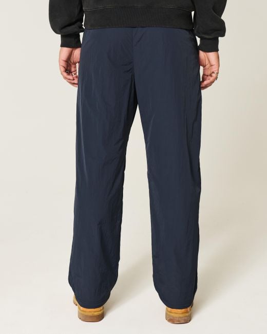 Hollister Blue Oracle Red Bull Racing Graphic Baggy Track Pants for men