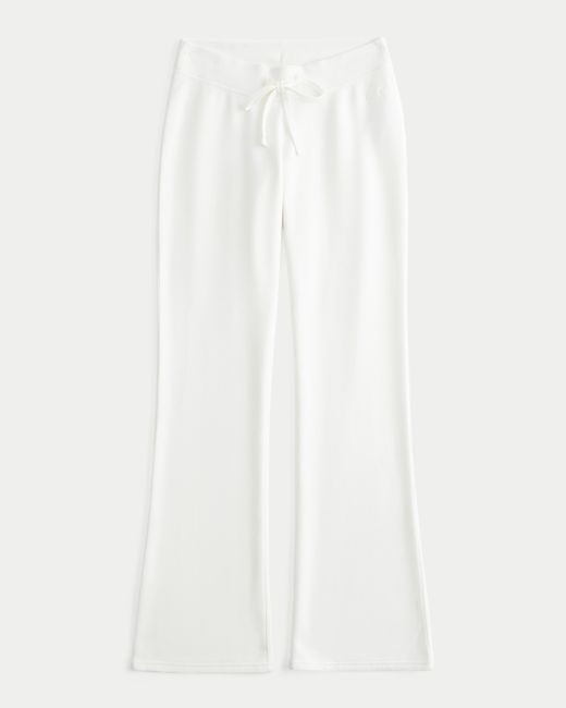 Hollister White Boot Sweatpants