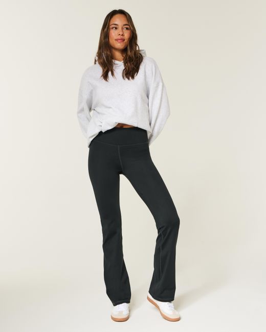 Hollister Black Gilly Hicks Active Recharge Bootcut Leggings