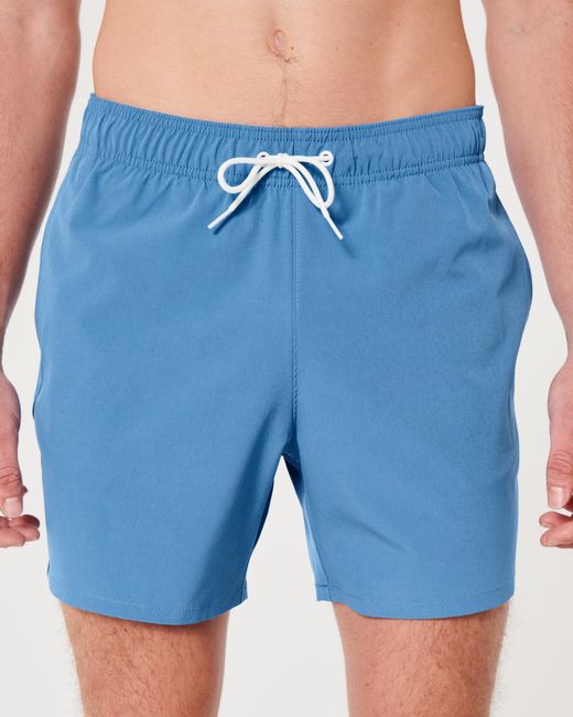 Hollister Guard Swim Trunks 5 in Blue for Men Lyst UK