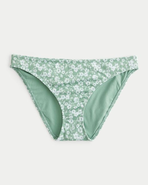 Hollister Green Ribbed Bikini Bottom