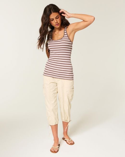 Hollister Multicolor Icon Racerback Tank