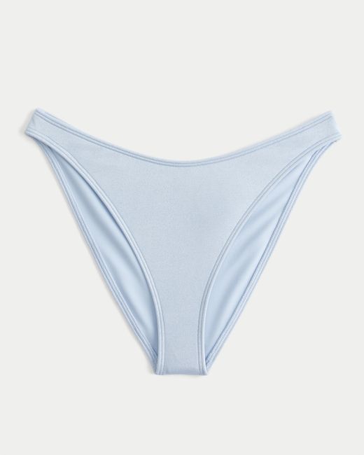 Hollister Blue Shimmer Cheeky Bikini Bottom