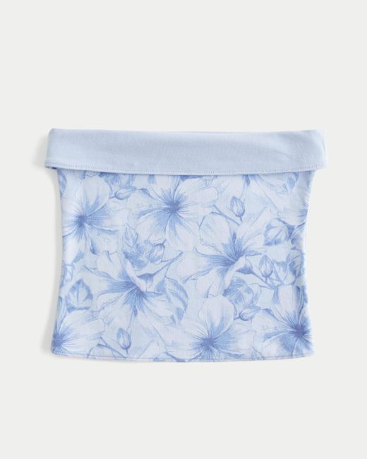 Hollister Blue Taylor Reversible Tube Top