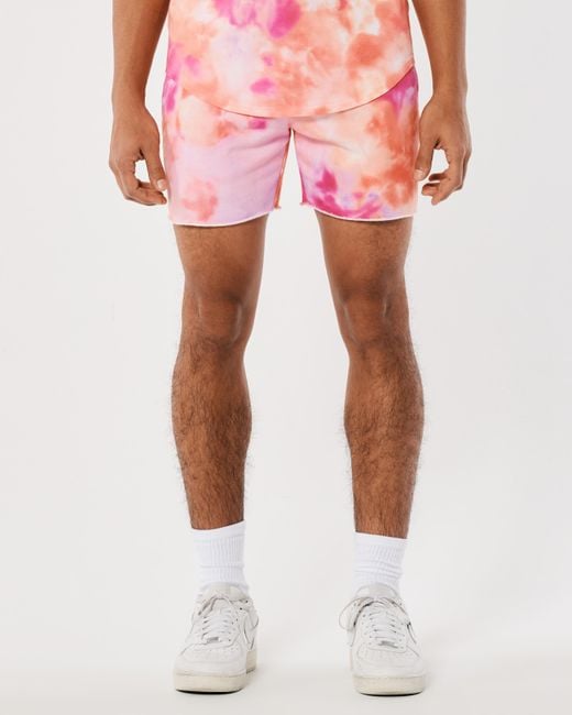 Hollister Terry Fleece-Shorts, 5" in Pink für Herren | Lyst DE