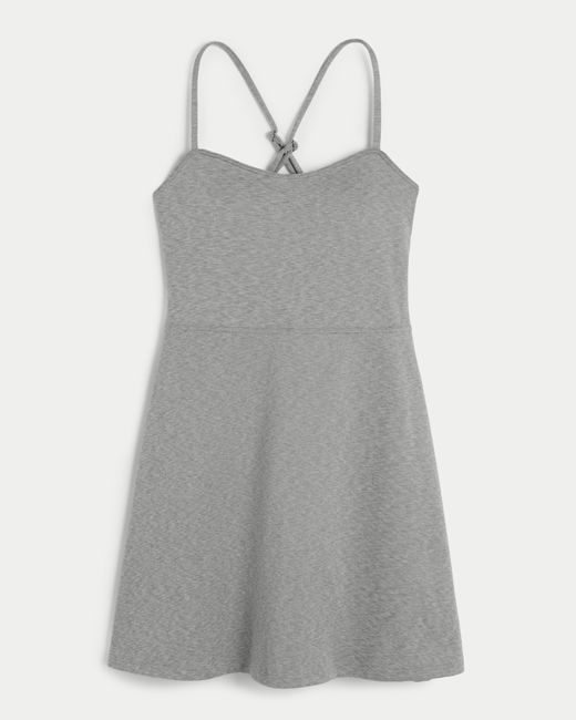 Hollister Gray Gilly Hicks Recharge Active Sweetheart-Kleid