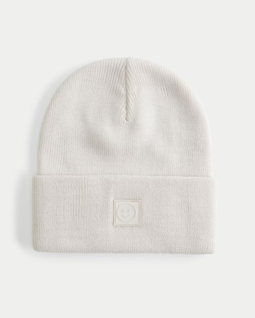 Hollister White Gilly Hicks Beanie