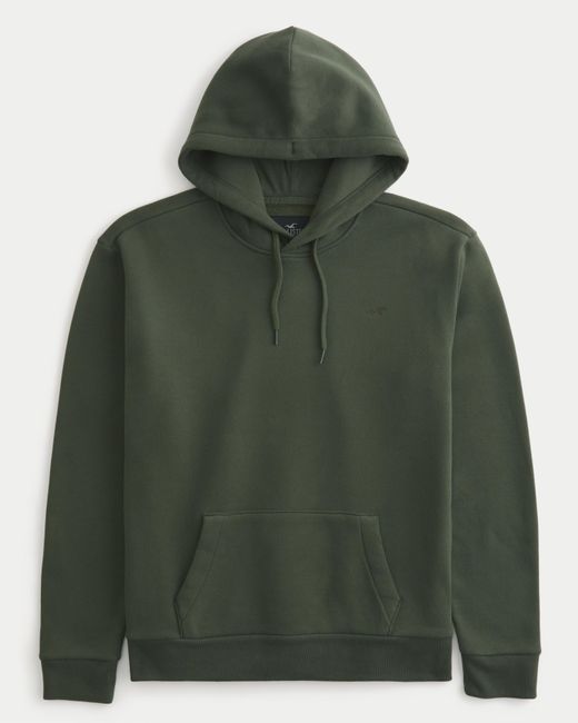 Hollister Green Icon Hoodie for men