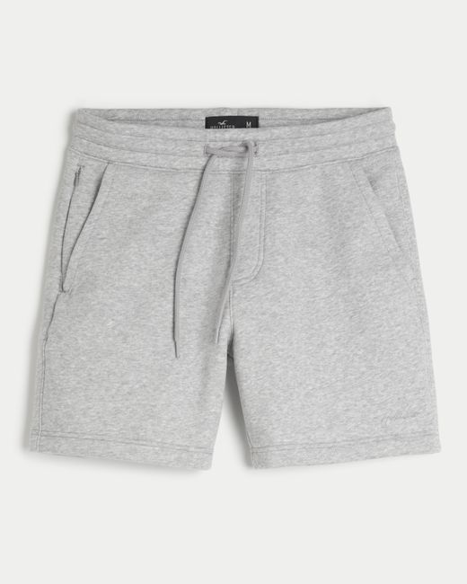 Hollister Fleece-Shorts mit Logo, 18 cm in Gray für Herren