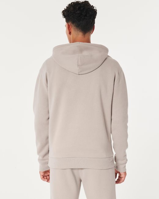 Hollister Gray Feel Good Icon Hoodie for men