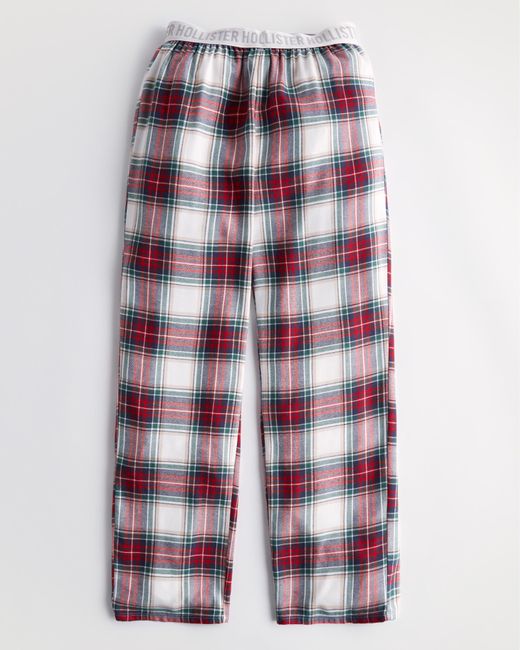 Hollister Red Flannel Sleep Pants