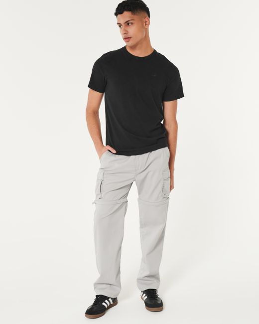 Hollister Black Relaxed Cooling Tee for men