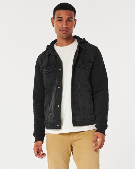 Hollister cord coach jacket in navy blue | ASOS