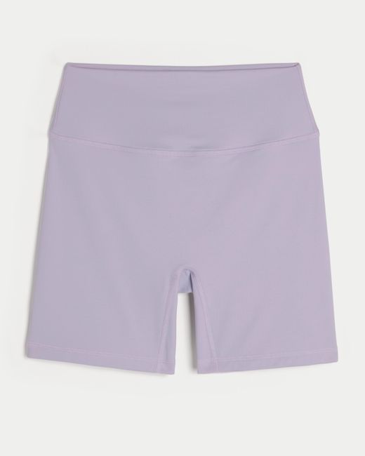 Hollister Purple Gilly Hicks Active Boost Bike Shorts 5"