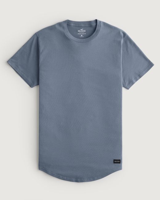 Hollister Long-Sleeve Icon Waffle Crew T-Shirt