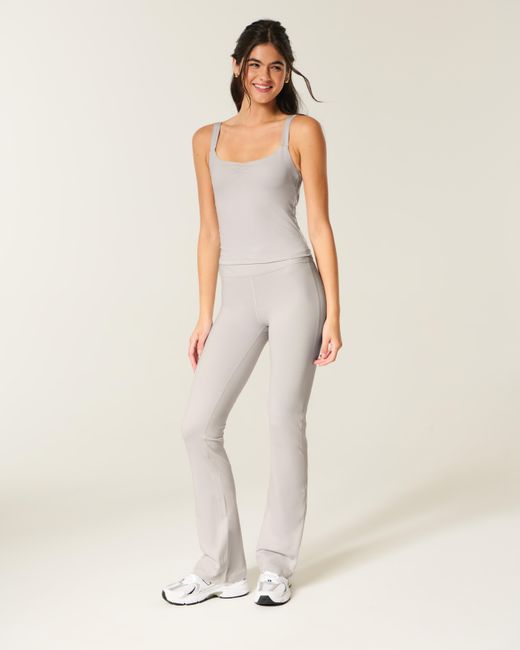 Hollister White Gilly Hicks Active Recharge Wrap Waist Boot Leggings