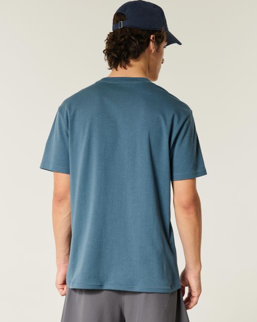 Hollister Lässiges Cooling-Tee in Blue für Herren