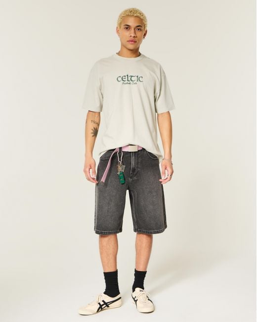 Hollister Natural Celtic Football Club Graphic Tee for men