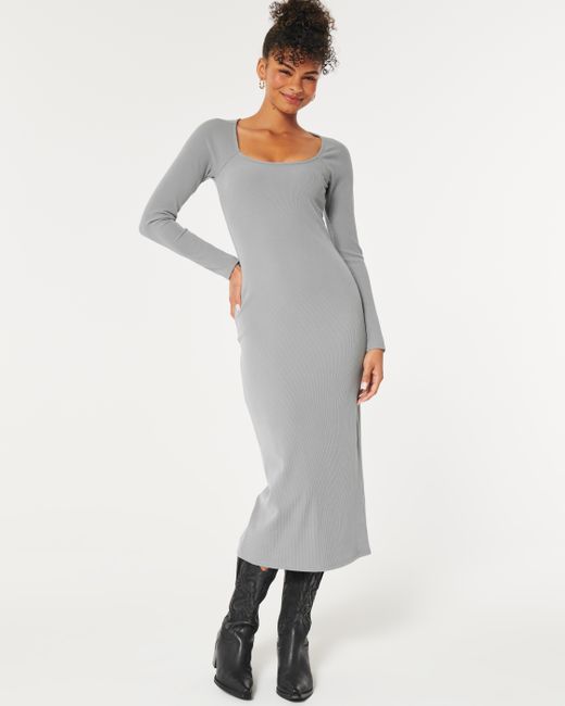 Hollister long sleeve dress cheap