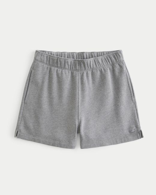 Hollister Gray Knit Dad Shorts