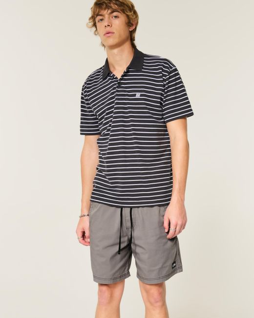 Hollister Gray Festival Pull-on Shorts for men