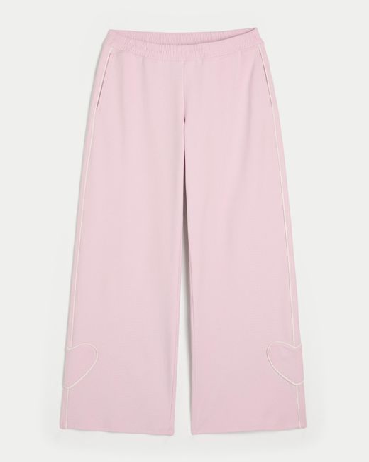 Hollister Pink Gilly Hicks Active Recharge Heart-tipped Baggy Pants