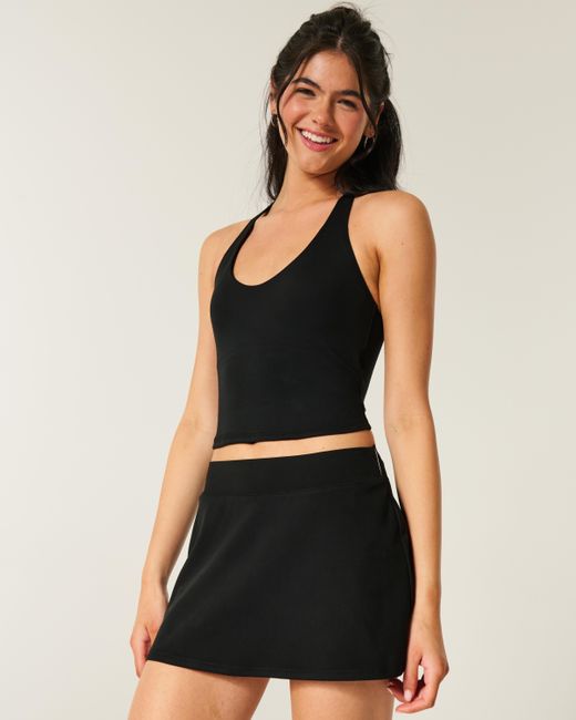 Hollister Black Gilly Hicks Active Recharge Skortie in A-Linie