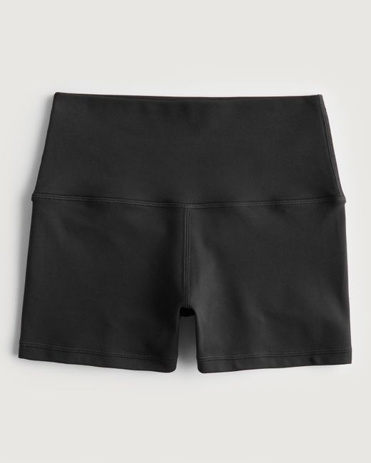 Hollister Black Gilly Hicks Active Recharge High-rise Shortie 3"