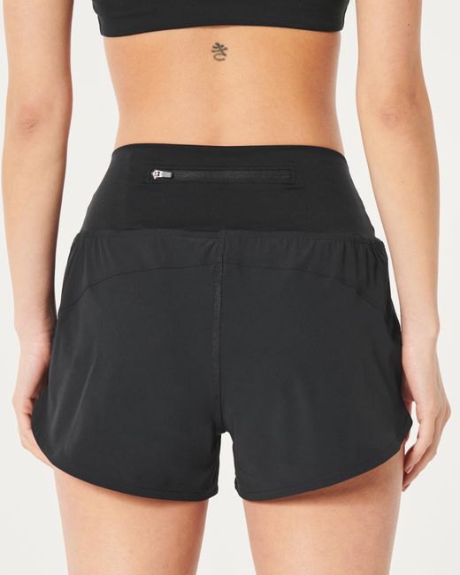 Hollister Black Gilly Hicks Active Laufshorts