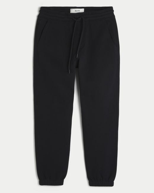 Hollister Blue Relaxed Fleece Joggers for men