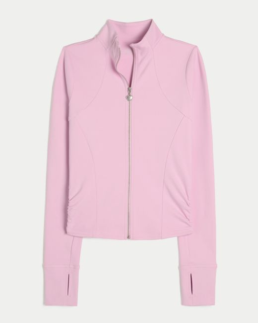 Hollister Pink Gilly Hicks Active Recharge Zip-up Jacket