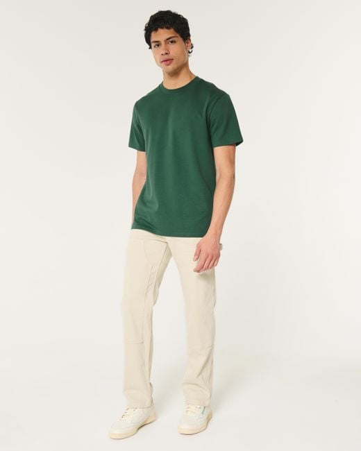 Hollister Green Relaxed Cooling Tee for men