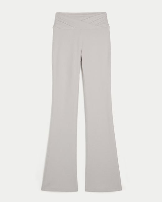 Hollister White Gilly Hicks Active Recharge Wrap Waist Boot Leggings