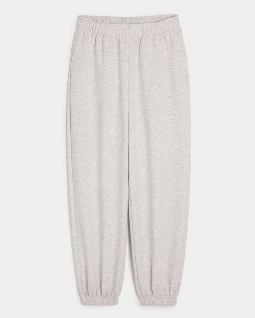 Hollister White Gilly Hicks Active Cooldown Joggers